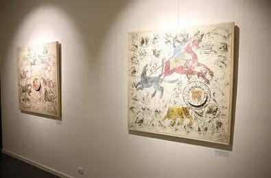Farmanfarma Gallery Hosts Marzieh Jafari Painting Exhibit