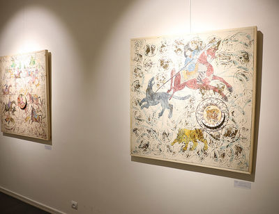 Farmanfarma Gallery Hosts Marzieh Jafari Painting Exhibit