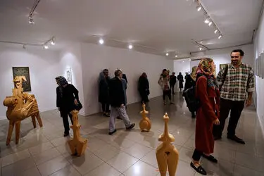 نمایشگاه طراحی و مجسمه زنده یاد اصغر محمدی در گالری ویستا‎
