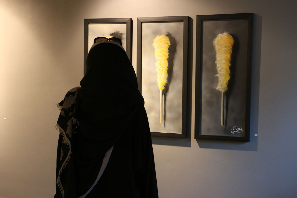 نمایشگاه نقاشی‌های شاهین اسکندری در گالری چهار