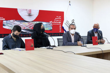 مهدی سحابی در موزه هنرهای معاصر تهران و نشست خبری مژده طباطبایی، احسان آقایی، سهراب احمدی