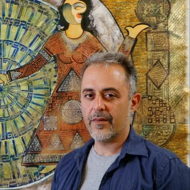 ویدئو: نقاشی‌های مهرداد فلاح در مرکز فرهنگی اتو ماور وین اتریش