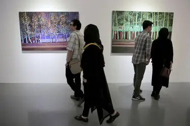 نمایشگاه آثار سمانه وفایی در گالری اعتماد نگارستان