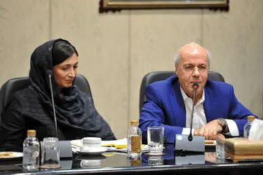 دیدار جمعی از هنرمندان با رضا رحمانی  وزیر صنعت، معدن و تجارت 