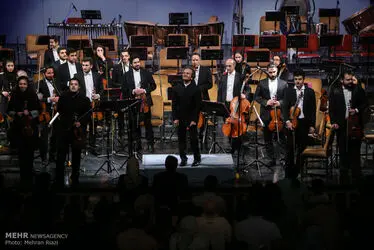 Tehran’s Symphony Orchestra performs in Vahdat Hall