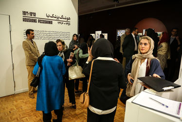 افتتاح نمایشگاه نقاشی های هوشنگ پزشک‌نیا در گالری شهریور