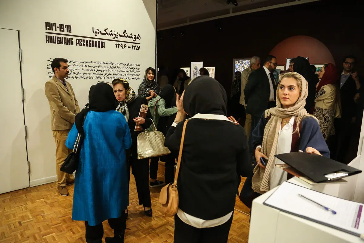افتتاح نمایشگاه نقاشی های هوشنگ پزشک‌نیا در گالری شهریور
