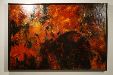 افتتاحیه نمایشگاه آثار ناصر گیو قصاب در گالری آ