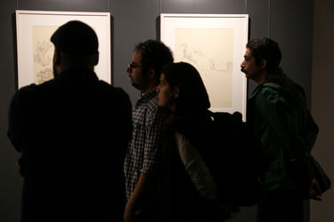 افتتاحیه نمایشگاه گروهی "نوزده پنج" در گالری ایوان