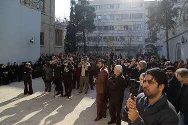 تشییع پیکر پیام صابری در خانه سینما