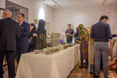 نمایشگاه آثار نقاشی و سرامیک چیبا میاماتو در خانه سرامیک فرزانه