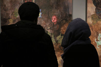 Mohammad Mosavat Painting Show in Mohsen Gallery 