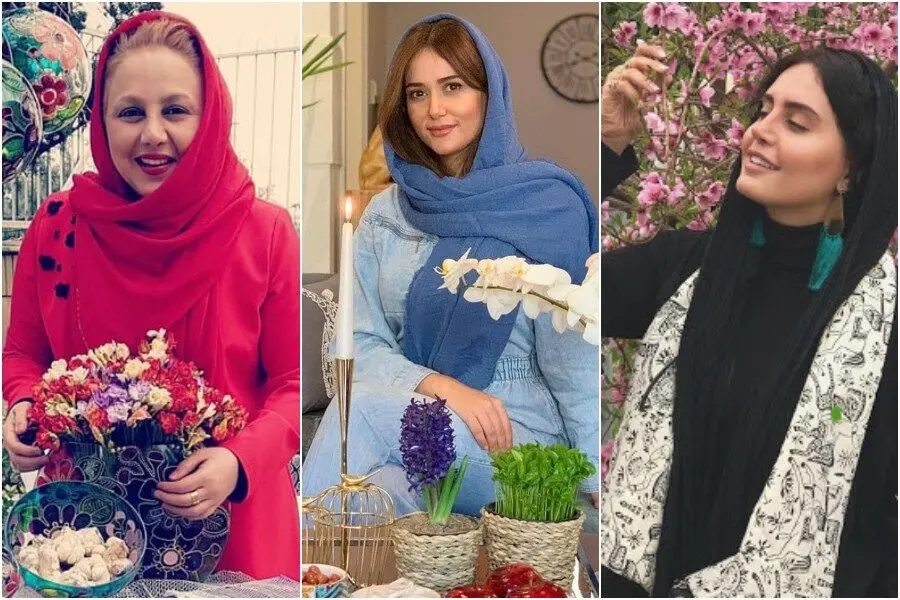 پیام و تصاویر بازیگران در نوروز ۹۹/ آرزوهای نیوشا و پریناز تا انتقاد نیکی و غربت مهناز