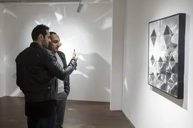 نمایشگاه آثار آینه‌کاری بابک سلیمانی در گالری آرت هاب آریانا