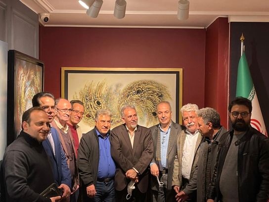 جعفر علی سروی همپا و آشوب ۹ در گالری ترانه باران