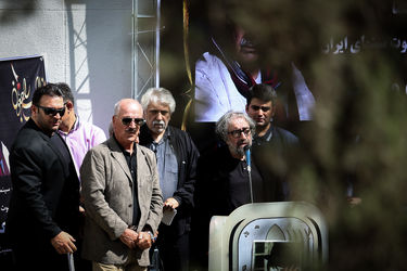 تشییع پیکر ناصر ملک مطیعی در خانه سینما