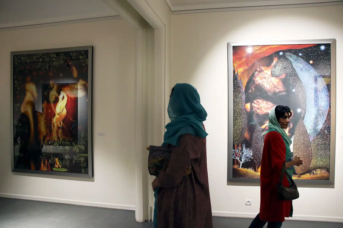 نمایشگاه آثار ایمان لعلی در گالری فرمانفرما