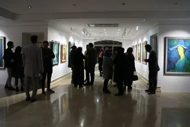 نمایشگاه نقاشی‌های ابراهیم فرجی در گالری کاما