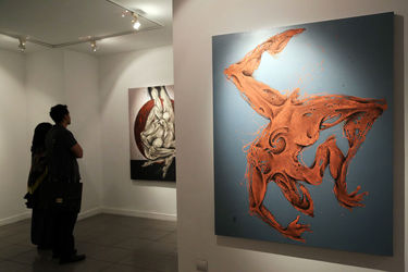 نمایشگاه نقاشی عرفان شهیاد در گالری ویستا