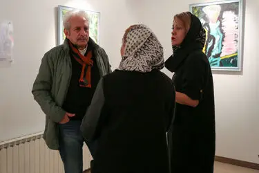 افتتاحیه نمایشگاه نقاشی‌های اکبر یادگاری در گالری آتبین