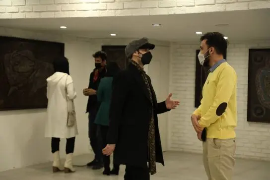 محمد محمدزاده در گالری ماهر