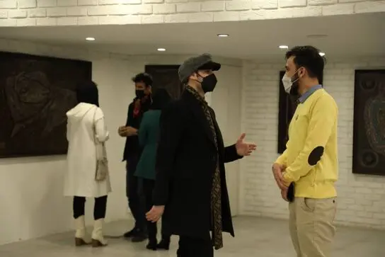 محمد محمدزاده در گالری ماهر