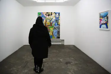 نمایشگاه طراحی و نقاشی علی نصیر در گالری اُ