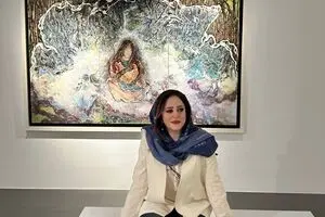 ویدئو: بیتا وکیلی و آغاز هفته دوم نمایش در گالری نیان