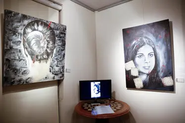 افتتاحیه نمایشگاه نقاشی های فائزه افجه نیا در گالری شَلمان