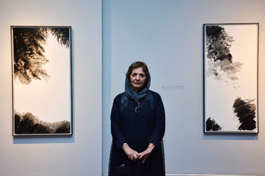 نمایشگاه نقاشی‌های آب‌مرکب پری‌یوش گنجی در گالری ایرانشهر