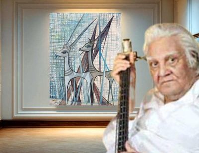 ژازه تباتبایی و سفالینه های شوش و غزال نگارگری در کلکسیون رها گالری 