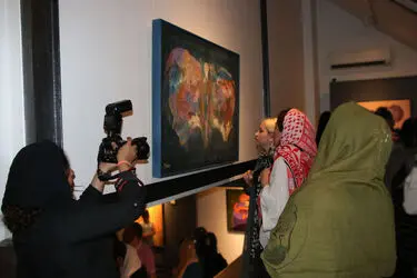 نمایشگاه نقاشی تهمینه میلانی در گالری ایوان