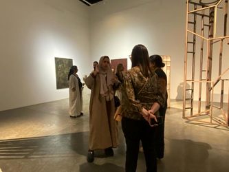 آثار هنری عفراء الظاهری در Green Art Gallery دبی | Afra Al Dhaheri artworks at Green Art Gallery Dubai                                 