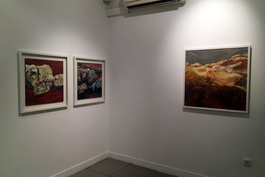 نمایشگاه نقاشی آتش شاه کرمی در گالری ویستا