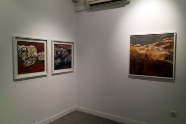 نمایشگاه نقاشی آتش شاه کرمی در گالری ویستا