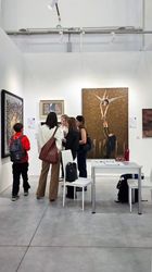 Bita Vakili's works were exhibited in Moscow and Frankfurt