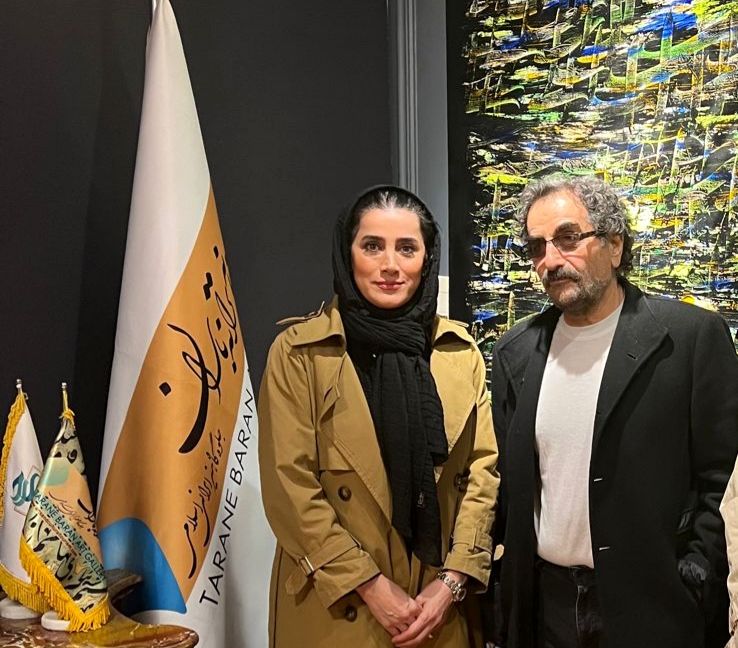 شهرام ناظری در گالری ترانه باران/ محبوبه کاظمی دولابی:بخشی از فروش نمایشگاه موجهای خفته به زلزله زدگان عزیز خوی اختصاص یافت