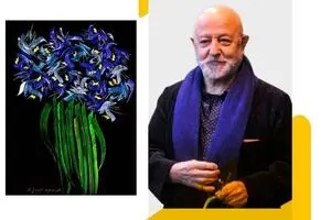محمد احصایی و زنبق نقاشانه بر بلندای خوشنویسی/ تحلیل یک اثر از کلکسیون رها گالری 