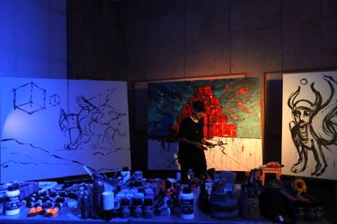 رنگ وستا در هفته دیزاین تهران در دانشکده هنرهای زیبا