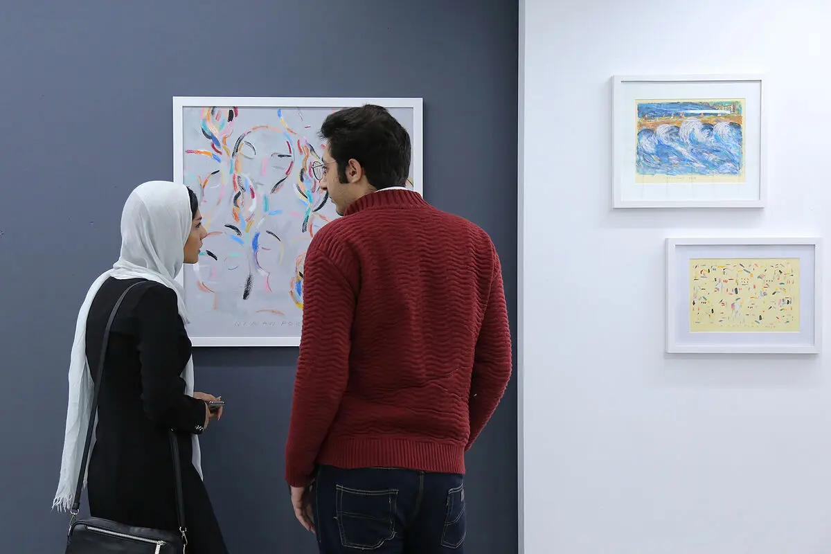 نمایشگاه نقاشی های اکبر نیکان‌پور در گالری ثالث