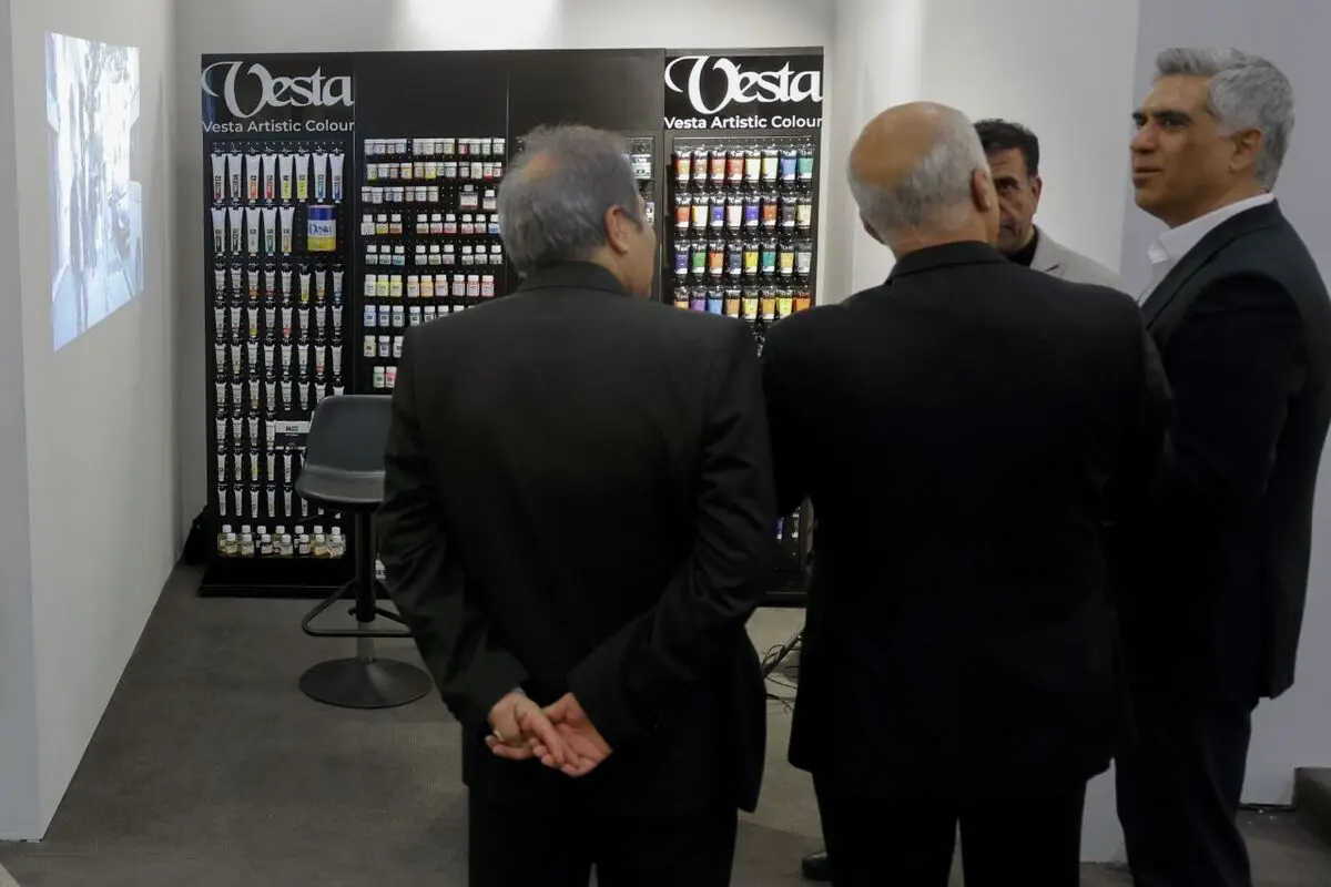 Vesta Color at the first Tehran Art Fair