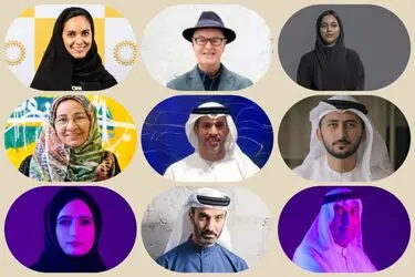 هفت هنرمند اماراتی شامل مطار بن لاحج‌ Mattar Bin Lahej، نجات مکی Najat Makki ، محمد یوسف Mohamed Yousif، عبدالله الملا Abdalla Almulla، خالد شفر Khalid Shafar ، ریم الغیث Reem Al Ghaith و مایثه حمدانMaitha Hamdan