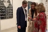 Leila Heller Gallery with famous artists at the Abu Dhabi Art 2023 | Photos