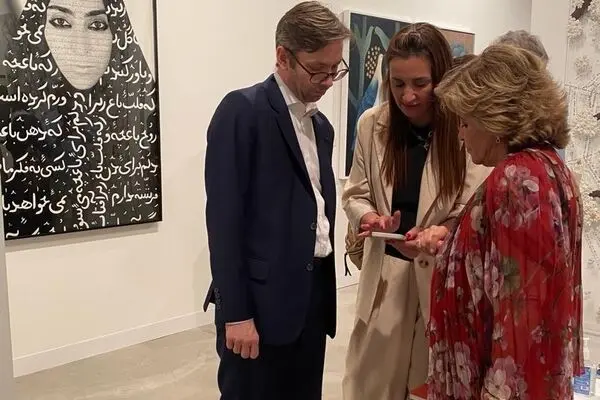 Leila Heller Gallery with famous artists at the Abu Dhabi Art 2023 | Photos