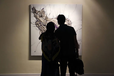 نمایشگاه نقاشی عرفان شهیاد در گالری ویستا