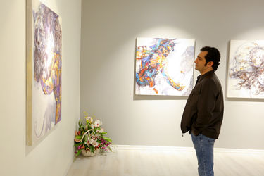 نمایشگاه نقاشی های نیلوفر قادری نژاد در گالری ساربان