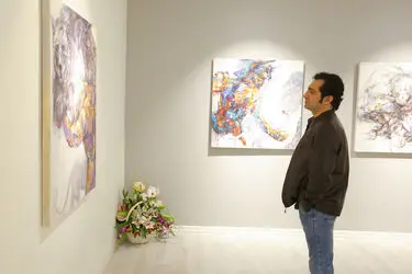 نمایشگاه نقاشی های نیلوفر قادری نژاد در گالری ساربان