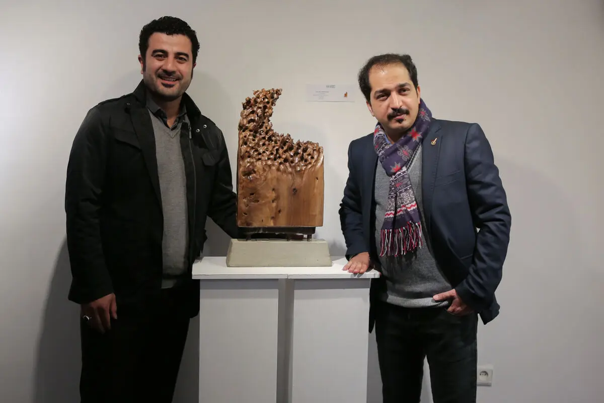 افتتاحیه نمایشگاه مجسمه‌های پژمان علومی در گالری سیحون