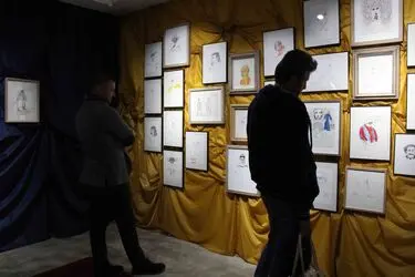 نمایشگاه نقاشی ژان کلود کریر در گالری دستان+2