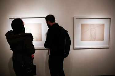 افتتاحیه نمایشگاه نقاشی های علی شایسته در گالری طراحان آزاد